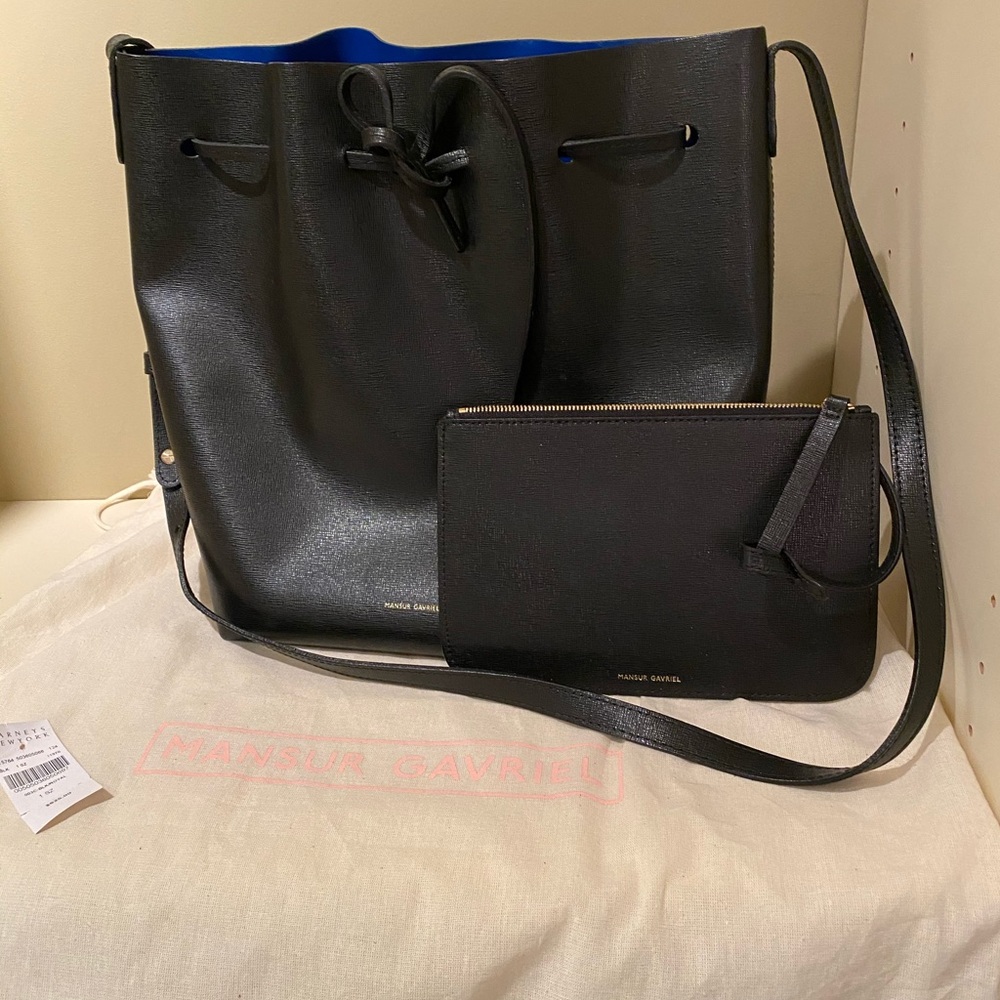 Mansur Gavriel Large Bucket Bag and Wristlet